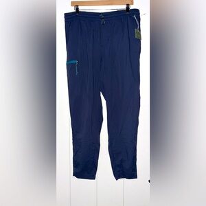REI Co-op Trailmade‎ Hiking Men L Blue Pants NEW Outdoor Wilderness Spirit NEW